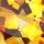 Close-up of a textured citrine art deco jewelry shop